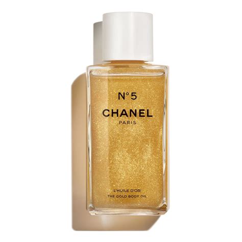 chanel shimmering body oil